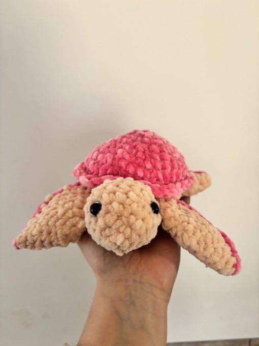 Inès la tortue rose